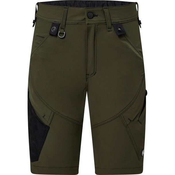 ENGEL X-treme dame arbejdsshorts med 4-vejs strk Forest Green 6361-317