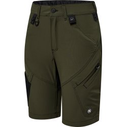ENGEL X-treme dame arbejdsshorts med 4-vejs stræk Forest Green 6361-317