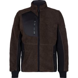 ENGEL X-treme fiberjakke Mokkabrun/Sort 1362-298