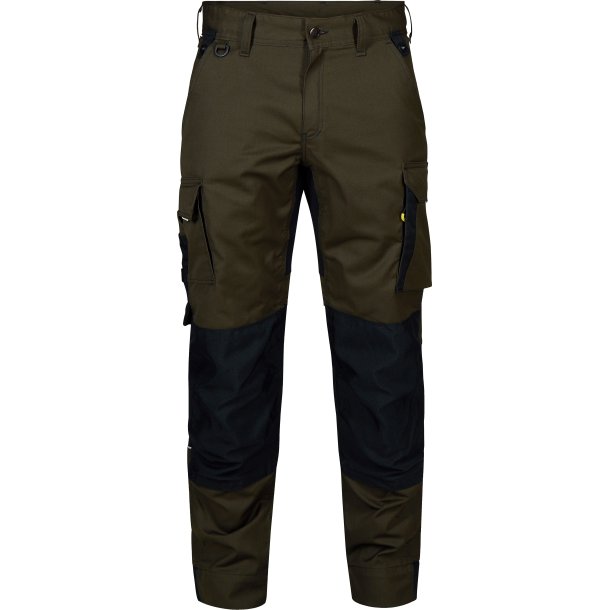 ENGEL X-treme hndvrkerbukser med strk Forest Green/Sort 0362-740