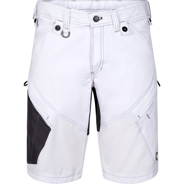 ENGEL X-treme hndvrkershorts med 4-vejs strk Hvid 6366-317