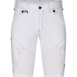 ENGEL X-treme hndvrkershorts med 4-vejs strk Hvid 6366-317