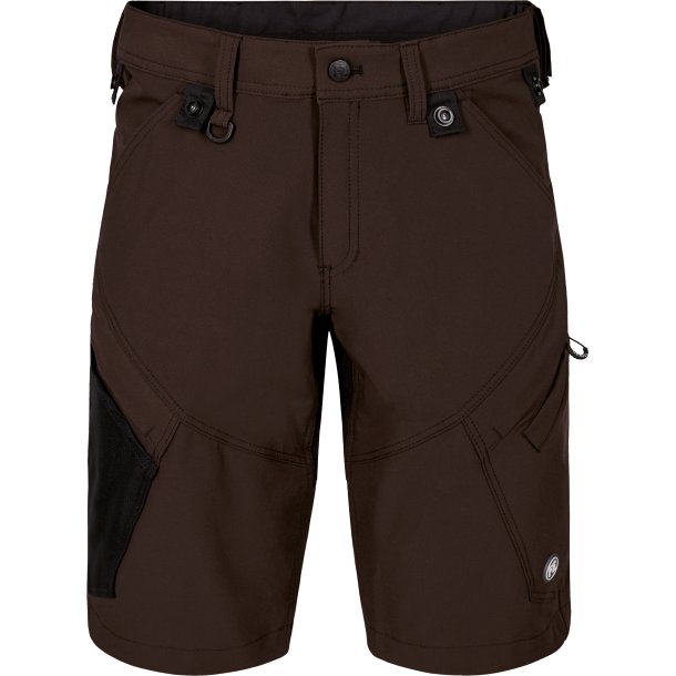 ENGEL X-treme hndvrkershorts med 4-vejs strk Mokkabrun 6366-317