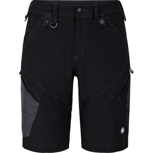 ENGEL X-treme hndvrkershorts med 4-vejs strk Sort 6366-317 104