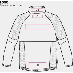 ENGEL X-treme midlayer cardigan Blue Ink 8371-602