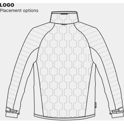 ENGEL X-treme quiltet jakke Sort 1371-604