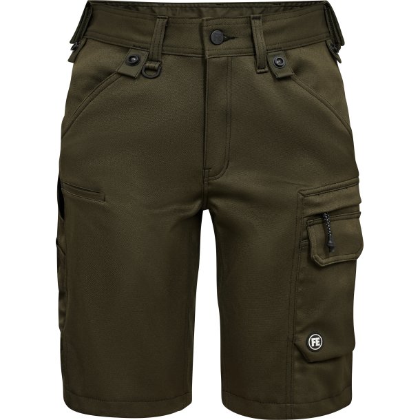 ENGEL X-treme shorts med strk Forest Green 6363-314