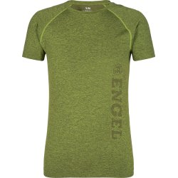 ENGEL X-treme sømløs T-shirt Limegrøn melange 9060-155