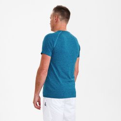 ENGEL X-treme sømløs T-shirt Turkis Blå melange 9060-155
