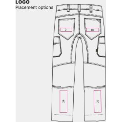 ENGEL X-treme strkbare servicebukser Sort 2365-186