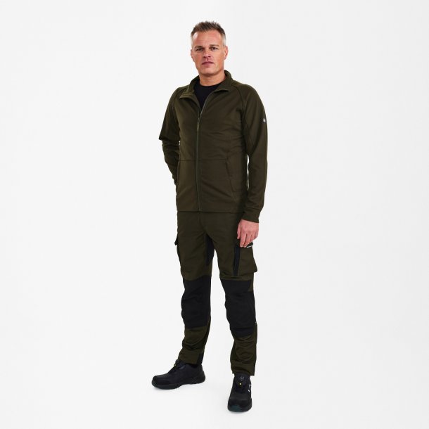 ENGEL X-treme sweatcardigan Forest Green 8362-320