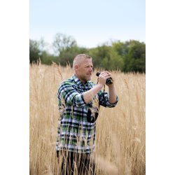 ID 0204 Green leaf skjorte  trykknap Grn