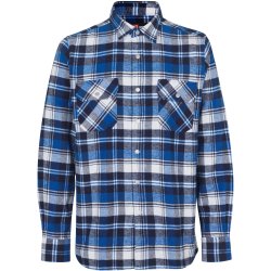 ID 0204 Green leaf skjorte  trykknap Kongebl