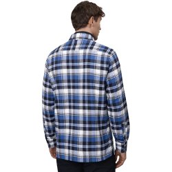 ID 0204 Green leaf skjorte  trykknap Kongebl