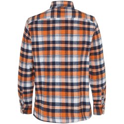 ID 0204 Green leaf skjorte  trykknap Orange