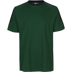 ID 0302 PRO Wear T-shirt  kontrast Flaskegrn