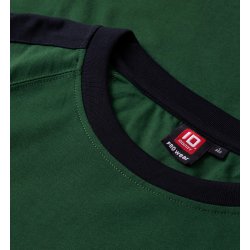 ID 0302 PRO Wear T-shirt  kontrast Flaskegrn