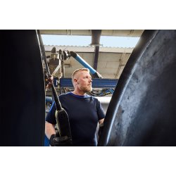 ID 0302 PRO Wear T-shirt  kontrast Navy