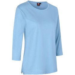 ID 0313 PRO Wear T-shirt 3/4 rmet  dame Lys bl