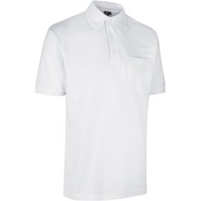 ID 0320 PRO Wear poloshirt   lomme Hvid
