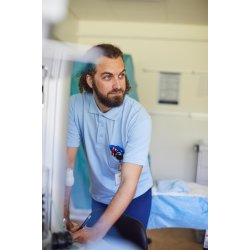 ID 0320 PRO Wear poloshirt   lomme Lys bl