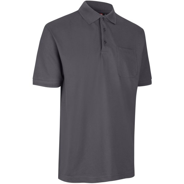 ID 0320 PRO Wear poloshirt   lomme Silver grey