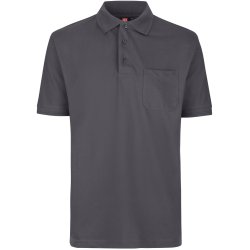 ID 0320 PRO Wear poloshirt   lomme Silver grey