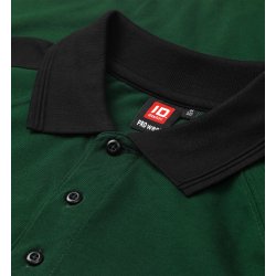 ID 0322 PRO Wear poloshirt  kontrast Flaskegrn