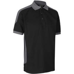 ID 0322 PRO Wear poloshirt  kontrast Sort