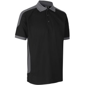 ID 0322 PRO Wear poloshirt  kontrast Sort