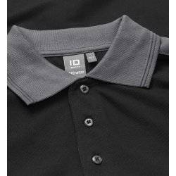 ID 0322 PRO Wear poloshirt  kontrast Sort