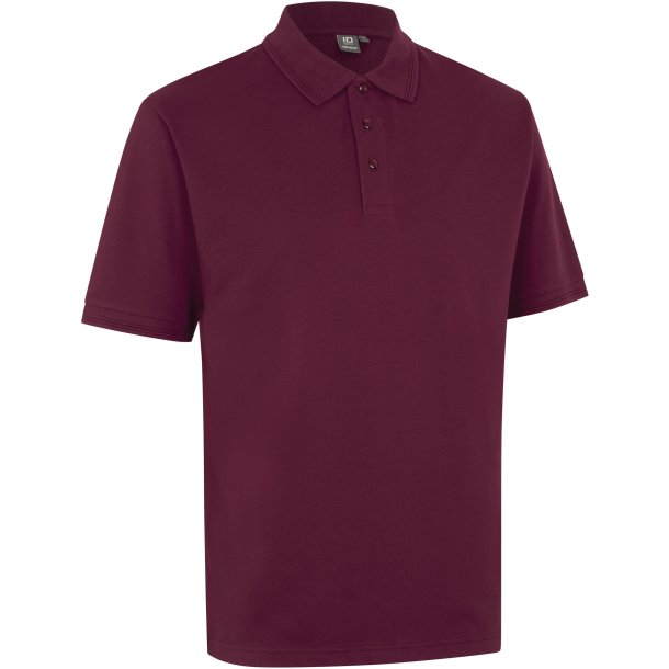 ID 0324 PRO Wear poloshirt  u. lomme Bordeaux