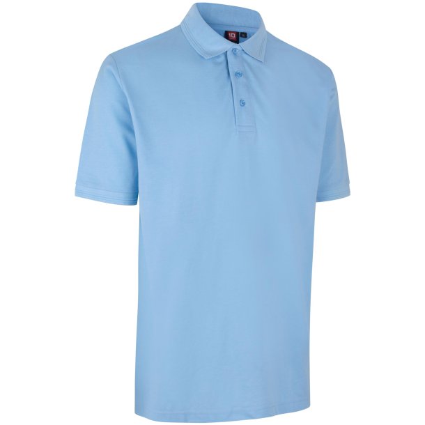 ID 0324 PRO Wear poloshirt  u. lomme Lys bl