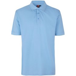 ID 0324 PRO Wear poloshirt  u. lomme Lys bl