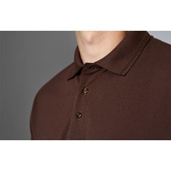 ID 0324 PRO Wear poloshirt  u. lomme Mocca