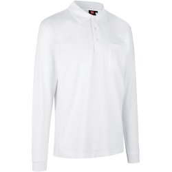 ID 0326 PRO Wear poloshirt  l/ Hvid