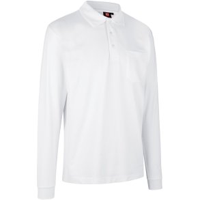 ID 0326 PRO Wear poloshirt  l/ Hvid
