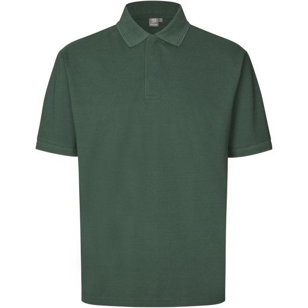 ID 0330 PRO Wear poloshirt  trykknap Flaskegrn
