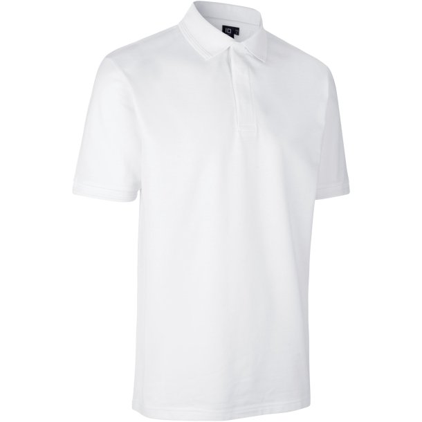 ID 0330 PRO Wear poloshirt  trykknap Hvid