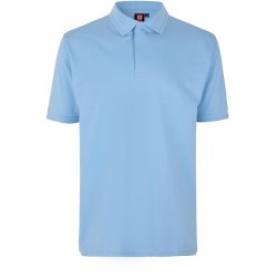 ID 0330 PRO Wear poloshirt  trykknap Lys bl