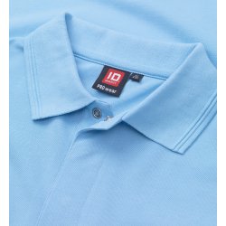 ID 0330 PRO Wear poloshirt  trykknap Lys bl