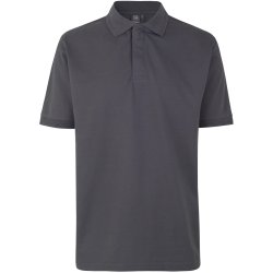 ID 0330 PRO Wear poloshirt  trykknap Silver grey