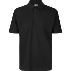 ID 0330 PRO Wear poloshirt  trykknap Sort