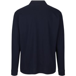 ID 0336 PRO Wear l/ poloshirt  trykknap Navy