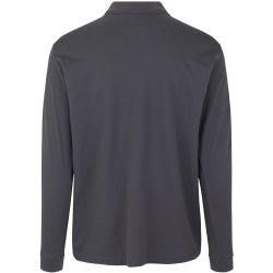 ID 0336 PRO Wear l/æ poloshirt  trykknap Silver grey