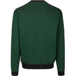 ID 0362 PRO Wear sweatshirt  kontrast Flaskegrøn