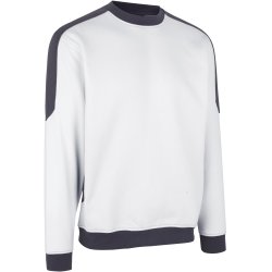 ID 0362 PRO Wear sweatshirt  kontrast Hvid