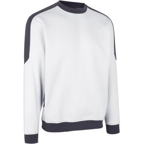 ID 0362 PRO Wear sweatshirt  kontrast Hvid