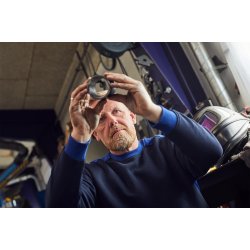 ID 0362 PRO Wear sweatshirt  kontrast Navy