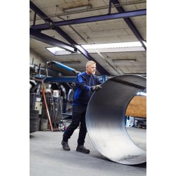 ID 0362 PRO Wear sweatshirt  kontrast Navy